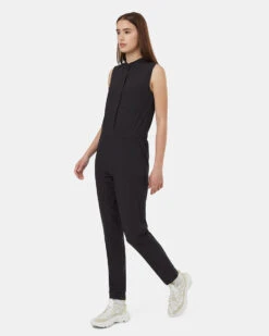 Tentree InMotion Sleeveless Jumpsuit 13 Tentree InMotion Sleeveless Jumpsuit -Tentree Store Black Full Length Button Front Sleeveless Jumpsuit TCW5700 0164 1