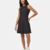 Tentree TechRib Dress 2 Tentree TechRib Dress -Tentree Store Black Knee Length Slim Fit Quick dry Tank Dress TCW6059 0164 1