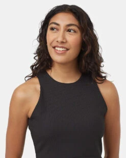 Tentree TechRib Dress 9 Tentree TechRib Dress -Tentree Store Black Knee Length Slim Fit Quick dry Tank Dress TCW6059 0164 3