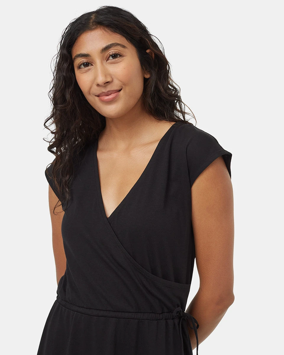 Tentree TreeBlend Wrap Front Dress 6 Tentree TreeBlend Wrap Front Dress - Image 4