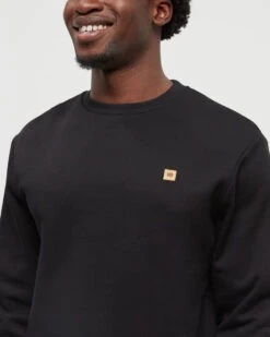 Tentree Reynard Crew 9 Tentree Reynard Crew -Tentree Store Black Mens Eco Friendly Pullover TCM2563 0164 3