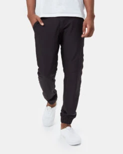 Tentree Rainier Jogger -Tentree Store Black Mens Recycled Polyester Joggers TCM3421 01643 Edit 4