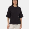 Tentree Laurelwood T-Shirt -Tentree Store Black Organic Cotton Crew Neck Oversized Shortsleeve T Shirt TCW5750 0164 4