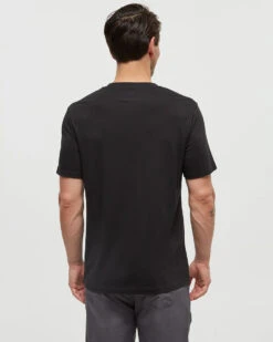 Tentree Boreal Wildlife T-Shirt 8 Tentree Boreal Wildlife T-Shirt -Tentree Store Black Printed Graphic TreeBlend T Shirt TCM6278 5852 2