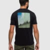 Tentree Northern Aurora T-Shirt 2 Tentree Northern Aurora T-Shirt -Tentree Store Black Printed Graphic TreeBlend T Shirt TCM6279 5724 5