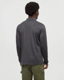 Tentree Astir Longsleeve 8 Tentree Astir Longsleeve -Tentree Store Black Regular TreeBlend Longsleeve Polo TCM6283 0451 3