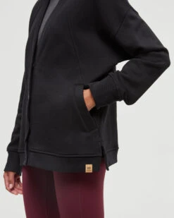 Tentree Brooksby Fleece 9 Tentree Brooksby Fleece -Tentree Store Black Relax TreeFleece Cardigan TCW6328 0164 2