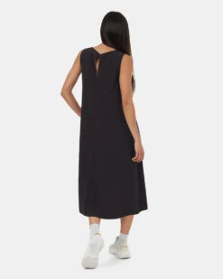 Tentree InMotion Sleeveless Midi Dress -Tentree Store Black Relaxed A line Sleeveless Midi Dress TCW5702 0164 1