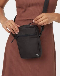 Tentree Ripstop Crossbody Bag 14 Tentree Ripstop Crossbody Bag -Tentree Store Black Sustainable Water Repellent Crossover Bag TAU5811 0164 7