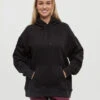 Tentree Bluffs Hoodie -Tentree Store Black TreeFleece Oversized Hoodie TCW6236 0164 1
