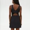 Tentree Ashby Dress 2 Tentree Ashby Dress -Tentree Store Black Twist Back Tank Dress TCW6193 0164 1