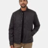 Tentree Diamond Padded Bomber Jacket 1 Tentree Diamond Padded Bomber Jacket -Tentree Store Black Water Resistant Quilted Bomber Jacket TCM5447 0164 2