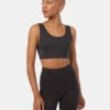 Tentree InMotion Double Scoop Bra 1 Tentree InMotion Double Scoop Bra -Tentree Store Black Women s Double Scoop Sports Bra TCW4768 0164 2