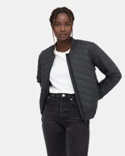 Tentree Cloud Shell Bomber Jacket 17 Tentree Cloud Shell Bomber Jacket -Tentree Store Black Women s Insulated Bomber Jacket TCW3535 0104 7