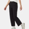 Tentree Slocan Pant -Tentree Store Black Womens Hemp High Rise Trousers TCW4299 0164 4