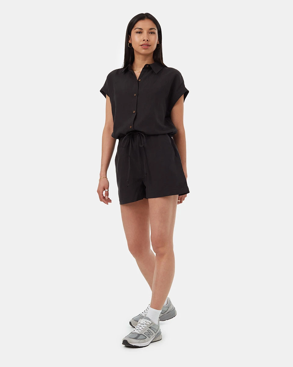 Tentree TreeLinen Button Front Romper 3 Tentree TreeLinen Button Front Romper