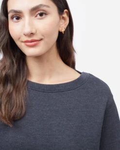 Tentree Fleece Crew Dress 10 Tentree Fleece Crew Dress -Tentree Store BlackWomen sCrewNeckSweaterDress TCW2451 04513 Edit 1