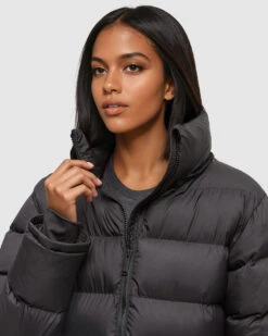 Tentree Cloud Shell Long Puffer 14 Tentree Cloud Shell Long Puffer -Tentree Store BlackWomen sLongPufferJacket TCW3532 01041 11