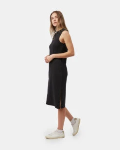 Tentree TreeBlend Tank Dress -Tentree Store BlackWomen sMid LengthSlitDress TCW4918 0164 39164 4