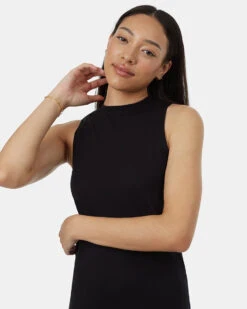 Tentree TreeBlend Tank Dress -Tentree Store BlackWomen sMid LengthSlitDress TCW4918 0164 39164 8