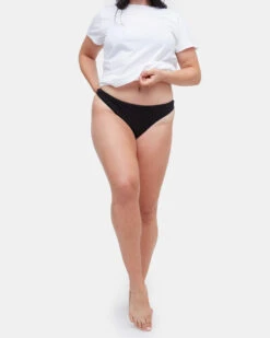 Tentree The Everyday Thong 15 Tentree The Everyday Thong -Tentree Store BlackWomen sThongUnderwearTCW4333 01042 5