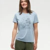 Tentree Clifftop T-Shirt 2 Tentree Clifftop T-Shirt -Tentree Store Blue Crew Neck Graphic Shortsleeve T Shirt TCW6162 5468 2