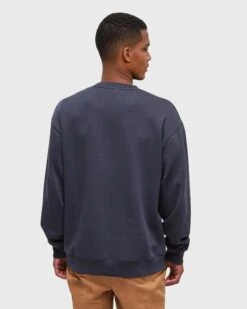 Tentree Turner Crew -Tentree Store Blue Men s Eco Friendly Pullover Crewneck TCM6304 2018 3