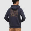 Tentree Adventure Essentials Hoodie -Tentree Store Blue Printed Graphic TreeFleece Hoodie TCM6294 5865 4