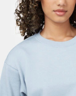 Tentree TreeFleece Crew 9 Tentree TreeFleece Crew -Tentree Store BlueWomen sFleeceLongSleeveSweatshirt TCW2454 0474 A 3