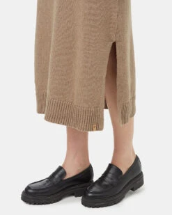 Tentree Highline Turtleneck Maxi Dress 11 Tentree Highline Turtleneck Maxi Dress -Tentree Store Brown Organic Cotton Turtleneck Maxi Dress TCW5367 2871 3