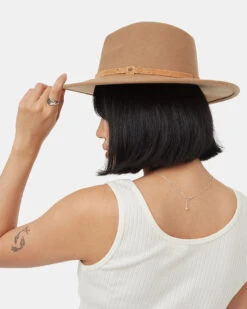 Tentree Festival Hat 11 Tentree Festival Hat -Tentree Store Brown Recycled Wool Fedora TAU1403 1419 5