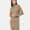 Tentree Highline Turtleneck Dress -Tentree Store Brown Women s Turtleneck Sweater Dress TCW5911 2871 1