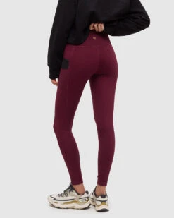 Tentree Atlin Legging 10 Tentree Atlin Legging -Tentree Store Burgundy High Rise Brushed Legging TCW6254 5596 6