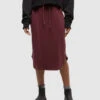 Tentree Montrose Skirt -Tentree Store Burgundy High Rise TreeFleece Skirt TCW6256 5596 1
