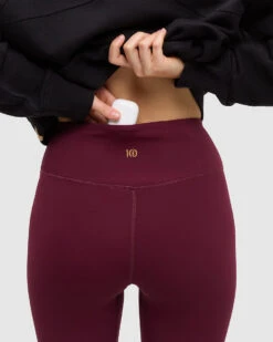 Tentree Granville Legging 11 Tentree Granville Legging -Tentree Store Burgundy InMotion High Rise Legging TCW6228 5596 4