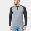 Tentree Baker Henley Longsleeve 1 Tentree Baker Henley Longsleeve -Tentree Store GrayMen sEco FriendlyButtonShirt TCM2308 1555 2