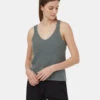 Tentree Highline Boucle Sweater Tank 2 Tentree Highline Boucle Sweater Tank -Tentree Store Green Cotton V Neck Sweater Tank Top TCW5712 3180 4