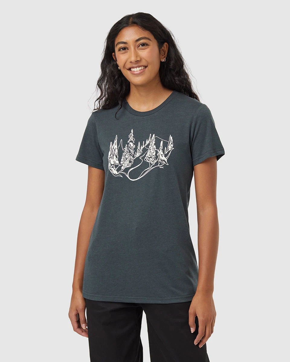 Tentree Snowy Trees T-Shirt 3 Tentree Snowy Trees T-Shirt