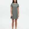 Tentree Birchwood Dress 1 Tentree Birchwood Dress -Tentree Store Green Crew Neck Shortsleeve Dress TCW6234 1480 1