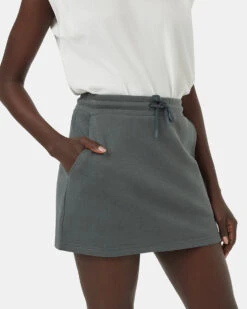 Tentree TreeTerry Pull On Skirt 9 Tentree TreeTerry Pull On Skirt -Tentree Store Green High Rise Fleece Mini Skirt TCW5687 3180 3