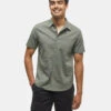 Tentree Joshua Shirt 1 Tentree Joshua Shirt -Tentree Store Green Joshua Shortsleeve Shirt TCM5148 1480 1