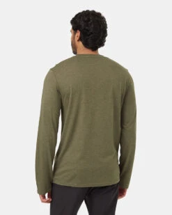 Tentree TreeBlend Classic Longsleeve 7 Tentree TreeBlend Classic Longsleeve -Tentree Store Green Mens Long Sleeve Crew Neck Sweatshirt TCM2607 0464 4