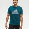 Tentree Peak T-Shirt 1 Tentree Peak T-Shirt -Tentree Store Green Mens Organic Cotton Graphic Tee TCM2694 5506 1