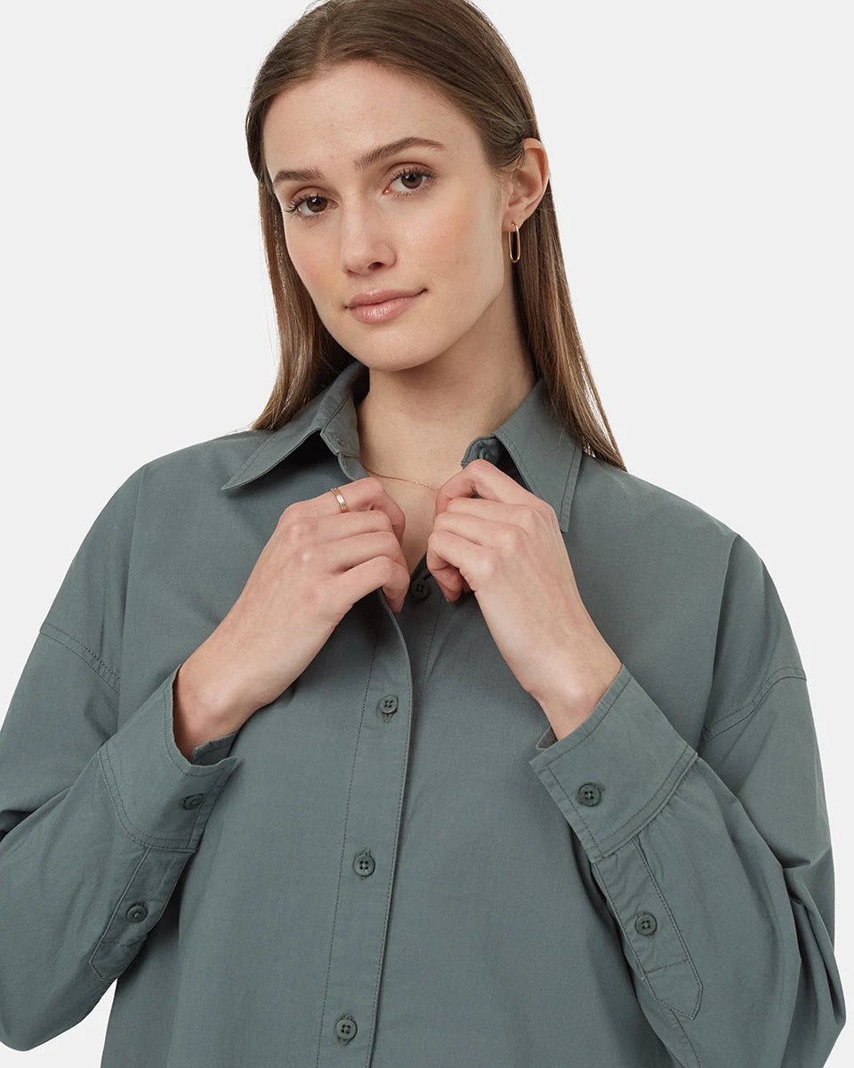 Tentree EcoStretch Cotton Oversized Shirt 6 Tentree EcoStretch Cotton Oversized Shirt - Image 4