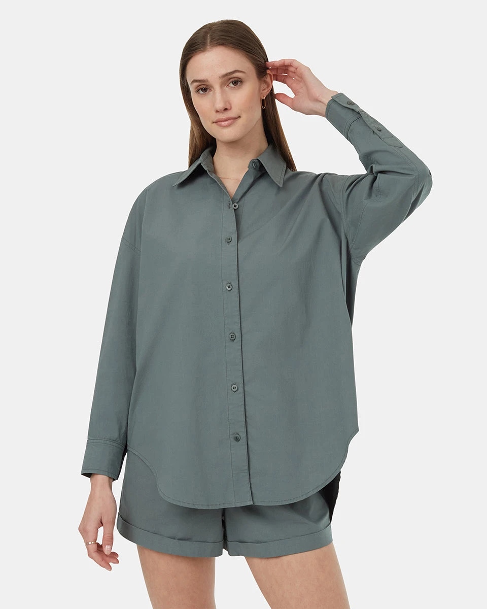 Tentree EcoStretch Cotton Oversized Shirt 3 Tentree EcoStretch Cotton Oversized Shirt