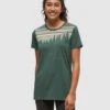 Tentree Retro Juniper T-Shirt 2 Tentree Retro Juniper T-Shirt -Tentree Store Green Regular Fit Crew Neck T shirt TCW2447 5693 1