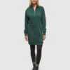 Tentree Weston Dress 2 Tentree Weston Dress -Tentree Store Green Relax Treefleece Mock Neck Zip Dress TCW6264 5590 4