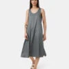 Tentree Tencel Midi Dress 1 Tentree Tencel Midi Dress -Tentree Store Green Scoop Neck A Line Midi Dress TCW6080 3180 1