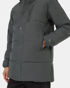 Tentree Parka Puffer Jacket -Tentree Store Green Water Repellent Hooded Puffer Parka TCM5448 2277 13