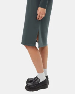 Tentree French Terry Long Sleeve Crew Dress 9 Tentree French Terry Long Sleeve Crew Dress -Tentree Store Green Women s Organic Cotton Pullover Dress TCW4526 2277 3